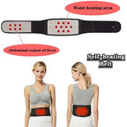 Thermal Magnetic Therapy Lumbar Support Belt Lower Back Brace for Men and Women, Self-Heating Waist Strap with Gauss Magnets (X-Large)