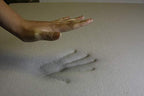 King Size 4 Inch Thick, 5 Pound Density Gray Gel Visco Elastic Memory Foam Mattress Pad Bed Topper Made in The USA