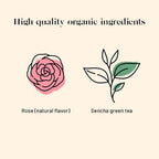 Kusmi Tea - Green Rose - Organic Green Tea With Natural Rose Flavores - 100% Organic Blend of Green Tea - Loose Leaf Tea - Tin Box of 3.5 oz - Quantity for about 50 cups