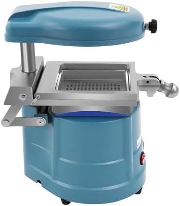 Dental Suction Machine, 110V 600W Molding Machine Former Heat Thermoforming Lab Equipment Former, Heavy-Duty Adjustable Dental Vacuum Forming Machine with Symmetrical Heating System for Laboratory