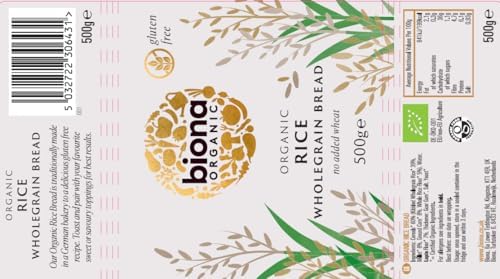 Biona Organic - Gluten Free Bread - Rice Bread - 500g