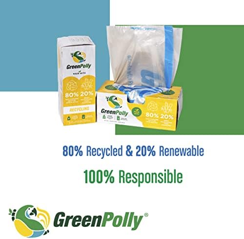 Clear Recycling Bags, 13 Gallon, 240 Count