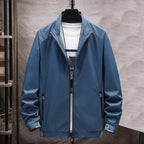 Men's Sports Run Jacket Fashion Stylish Lightweight Windbreaker Spring Fall Casual Jackets Windproof Casual Coat