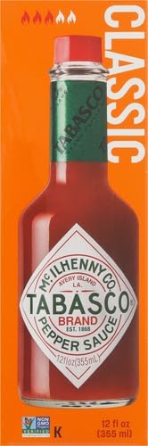 Tabasco Original Red Flavor Hot Sauce (12 Ounce) (Pack of 2)