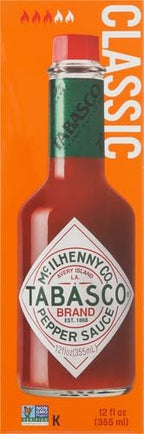 Tabasco Original Red Flavor Hot Sauce (12 Ounce) (Pack of 2)