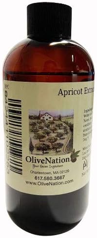 OliveNation Apricot Extract - 8 ounces - Gluten-free, Sugar-free - Premium Quality Flavoring Extract for Baking