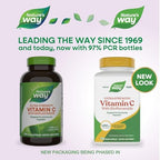 Nature's Way Extra Strength(1) Vitamin C with Bioflavonoids, Supports Immune Health*, Promotes Collagen Production for Healthy Skin*, 1,000 mg per Capsule, 250 Vegan Capsules (Packaging May Vary)