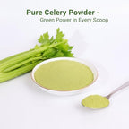 MOCKRAND Pure Celery Powder 17.64 oz, Fresh Celery Juice Powder, No Additives, Celery Powder for Seasoning, Cooking and Baking