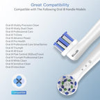 Replacement Toothbrush Heads for Oral B Braun, 8 Pack Professional Electric Toothbrush Heads, Precision Clean Brush Heads Refill Compatible with Oral-B 7000/Pro 1000/9600/ 5000/3000/8000 (8pack)