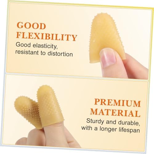 Beaupretty 25Pcs Static Rubber Finger Covers Flexible Durable and Slip Sleeves for Protection Against Stains and Static Electricity