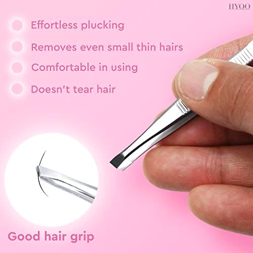 24 Pcs Mini Tweezers Bulk Pack - Stainless Steel Small Tweezers First Aid with Heart Clamps, 3.5" Compact Size - Versatile Tweezer Kit for Eyebrows, Splinters, Crafts, First Aid & Everyday Home Use