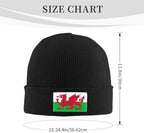 Flag Beanie Hat for Women Men Winter Warm Patriotic Knitted Hat Soft Stretchy Ski Beanie Cap Unisex Skull Caps