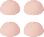 4X 3D Tattoo Areola Practicing Skin Silicone Fake Breasts Chest Pleural Practice Mould for Beginners Permanent Makeup
