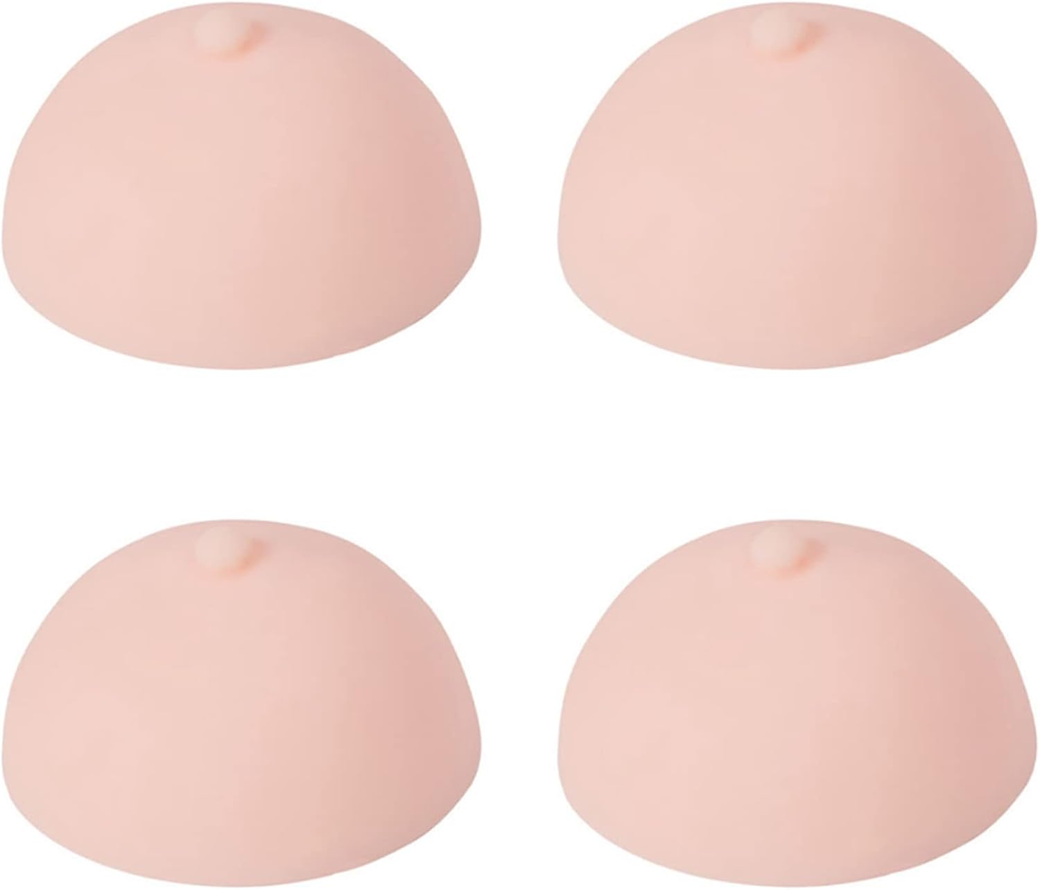 4X 3D Tattoo Areola Practicing Skin Silicone Fake Breasts Chest Pleural Practice Mould for Beginners Permanent Makeup