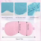 12Pcs Plush Eye Mask,Furry Sleep Masks,Soft Sleeping Blindfold with Elastic Strap & Satin Back,Faux Fur Eye Covers Night Eyeshade for Girls Women Sleep Travel Nap Sleeping,6 Colors