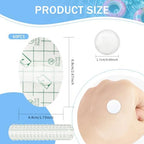 60pcs Waterproof Baby Ear Covers for Bath,Disposable Ear Patches,Waterproof Ear Stickers with Ear Plugs,Baby Ear Protection for Bathing Swimming Shower Surfing Snorkeling and Other Water Sports