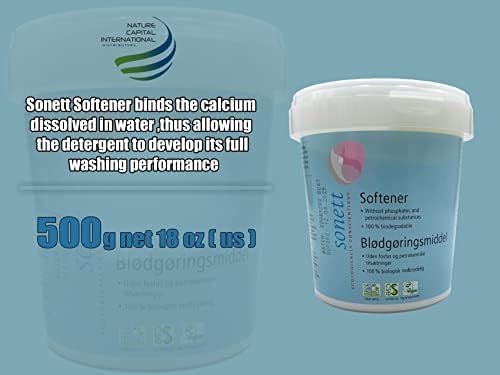 Sonett Organic Laundry Detergent Softener Blodgoringsmiddel (18 oz 500g)