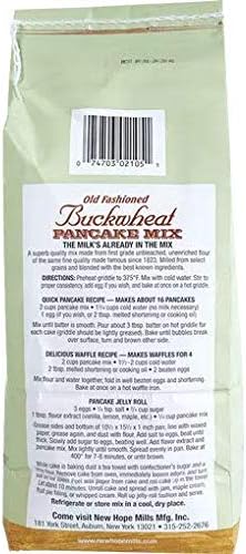 New Hope Mills Easy To Make Pancake Mix- Two 32 oz. Bags- Your Choice of 5 Different Varieties (Buckwheat)