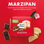 Ritter Sport Dark Chocolate with Marzipan 100g (Pack of 12)