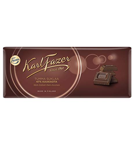Fazer Karl Fazer 47 % Dark Chocolate 21 bars of 200g