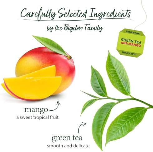 Bigelow Tea Green Tea with Mango, 20 ct