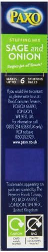 Paxo Sage and Onion Stuffing, 85g (Pack of 8)