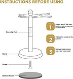 Perfecto Deluxe Black Razor and Brush Stand - The Best Safety Razor Stand. This Will Prolong The Life Of Your Shaving Brush, Best Valentine's Day Gift for Him, Gift For Dad Men, Shaving Accessories.