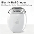 2 Pcs Universal Automatic Fingernail Grinder, 2026 Portable 3 in 1 Electric Nail Clippers with LED Light & 3 Speeds, Silent Auto Fingernail Cutter and Polishing Trimmer