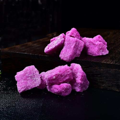 Erliway 1.25-2" Red Corundum Raw Crystals, Natural Rough Red Corundum Stone, Healing Raw Stones for Fountain Rock, Home Decor Meditation Energy Balancing Wire Wrapping Wicca & Reiki