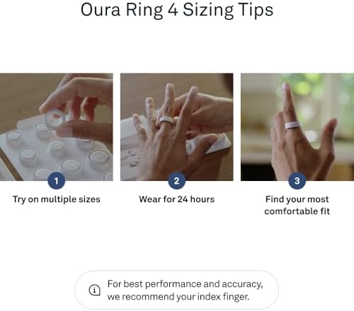 Oura Ring 4 Sizing Kit - Size Before You Buy The Oura Ring 4 - Unique Sizing, Not Standard US Ring Sizes - Receive Credit for Purchase