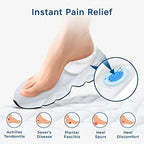 Heel Cushions for Heel Pain Relief (4 Pack) - Heel Spur Relief Products Heel Pads Heel Inserts Women Gel Heel Cups Heel Pain Men Heel Cups Plantar Fasciitis, Heel Supports Heel Pain Shoe
