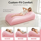 BBL Bed After Surgery for Sleeping, Inflatable Mattress Chair Sofa with Hole, Brazilian Butt Lift Recovery Pillow Post Surgery Air Couch for Home