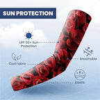 Cooling Arm Cover For Men & Women - Uv Sun Protection Arm Sleeves For Driving Golfing Fishing Cycling Hiking (L)