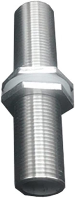 Artemisia 1/4" 3/8" 1/2" 3/4" 1" 1-1/4" 1-1/2" B-S-P Male Thread 304 Stainless Steel Full Thread Water Tank Pipe Fitting Connector Adapter (Size : 50mm, Color : 1/2")