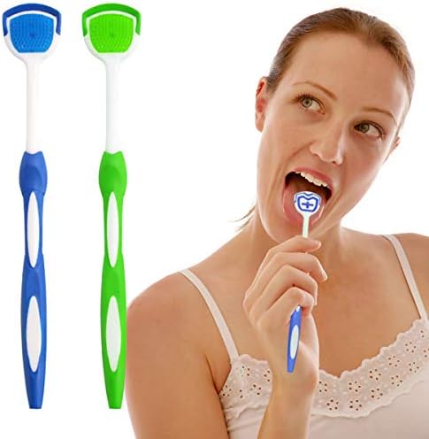 Tongue Brush, Tongue Scraper, Tongue Cleaner, Tongue Scraper Brush, Tongue Scraper Cleaner, Tongue Brushes, Helps Fight Bad Breath, 5 Tongue Scrapers, 5 Pack