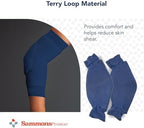 Sammons Preston Premium XXX-Large Heel/Elbow Protector, Soft Foam Pad, Dual-Purpose Cushion for Heels or Elbows, Lightweight & Non-Latex Sleeve, Skin-Friendly Terry Fabric, Sold in Pairs