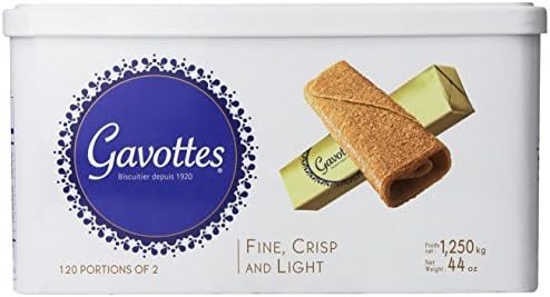 Gavottes - Crispy Lace Crepes from France, 240ct, 44oz