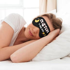 Custom Sleep Mask Add Your Design for Men & Women Personalized Eye Mask with Your Text Logo Image Customized Masks for Gifts Black