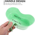 Bathroom Mouth Wash Cup, Portable Oral Care Tooth Brushing Cup, Patient Bed Mouthwash Cup with Handle, Emesis Trays Mouthwash Container, Mouthwash Basin Suitable for Elderly Patients