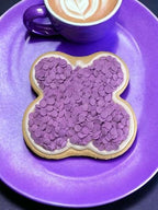 EDIBLE ACCENTS PURPLE SEQUINS - Confectionery Accents, Gluten Free, Egg Free, Nuts Free, Kosher, Fancy Sprinkles Medley Mix, For Baking, Decorating, Cookies, Cupcakes, Cakes, Great Topping, Jimmies, Sugar Shapes, 2.75oz