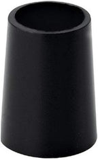 Hireko 3/4-Inch Tall Black .355" Taper Tip Iron Ferrules (Dozen)