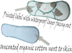 Reusable Menstrual Pads 100% Organic Cotton Sanitary Pads Leak-Proof, Soft & Breathable Free Wet Bag Included Ideal for Heavy Flow & Urinary Incontinence(22CM, Count, 5+1)