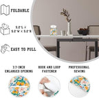 Summer Fruits Orange and Leaves Tissue Box Cover Square, Tissue Box Holder Leather Facial Paper Case Decorative Organizer Holder Dispenser Home Office Car Decor
