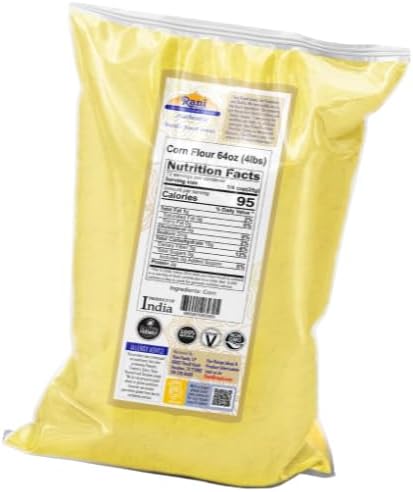 Rani Corn Flour (Makki ka Atta) 64oz (4lbs) 1.81kg Bulk ~ All Natural | Vegan | Gluten Friendly | NON-GMO | Indian Origin