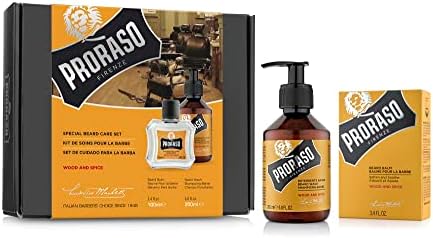 Proraso Beard Care Duo Kit for New or Short Beards with Beard Balm and Wash