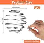 6 Pcs 304 Stainless Steel Shaker Ball Small Protein Mixing Ball Wire Whisk Ball for Baby Bottles Formula, Blending Balls for Shakers Cup Bottle Mixer (1.2 inch)