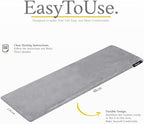 Qomfor - Microwavable Heating Pad - Gray - Lavender Scented Heat Pack - Therapeutic Heat Wrap for Neck, Shoulders & Period Cramps Pain Relief - Reusable Hot/Cold Therapy Bag