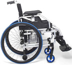 Pair of 24 Inch Wheelchair Rear Replacement Wheels, Pneumatic Rubber Tires, Aluminum Hubs, for Manual Wheelchairs, Walkers
