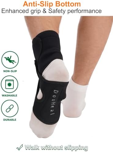 AFO Foot Drop Brace, Improve Walking Gait, Effective Relieve Pain, Adjustable Foot Orthosis Brace Support for Sleep, Plantar Fasciitis, Drop Foot Braces for Walking with Shoes (Right)