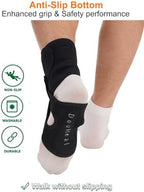 AFO Foot Drop Brace, Improve Walking Gait, Effective Relieve Pain, Adjustable Foot Orthosis Brace Support for Sleep, Plantar Fasciitis, Drop Foot Braces for Walking with Shoes (Right)